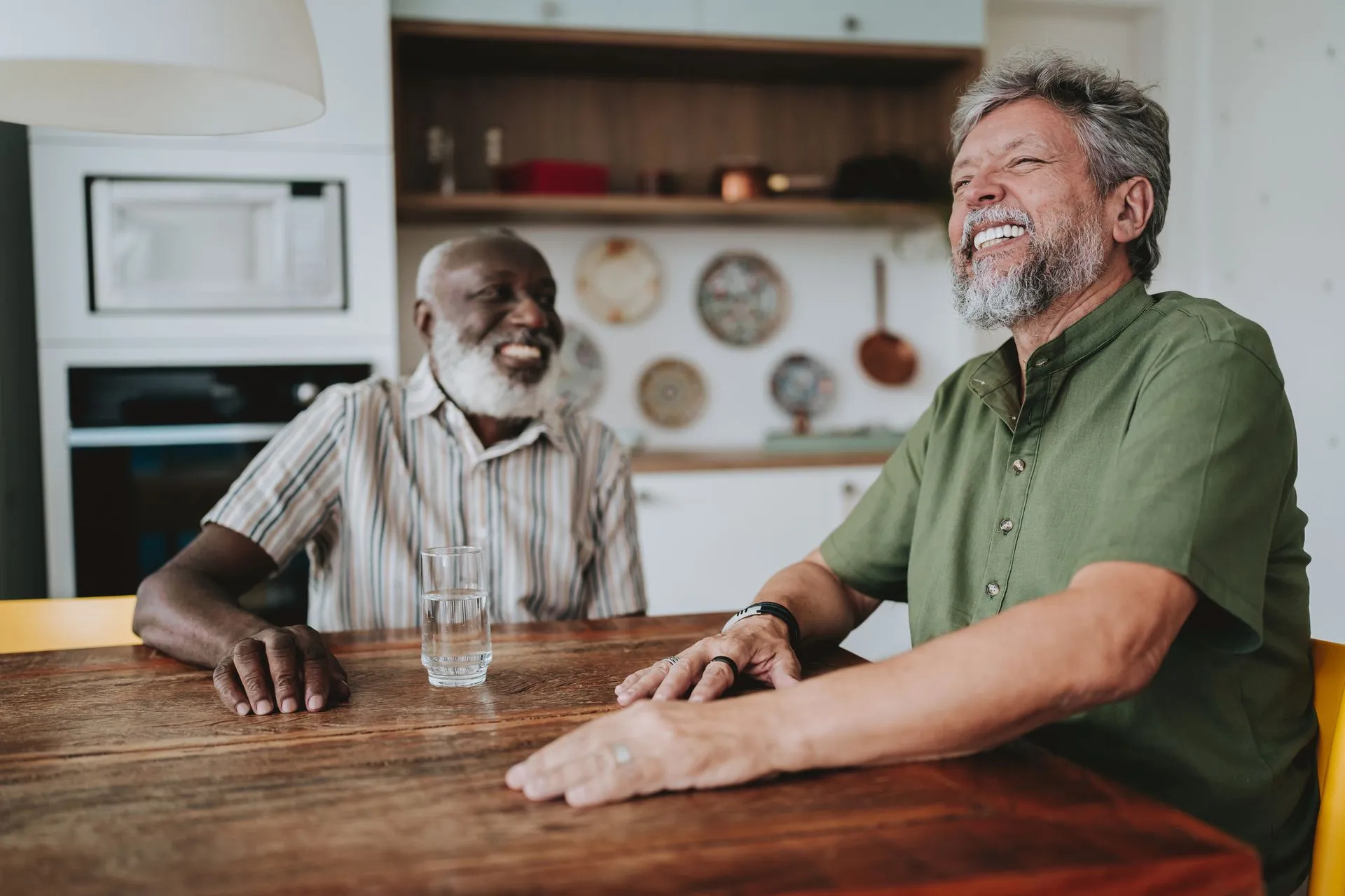 A Virsono clinician guiding a patient through a hearing consultation